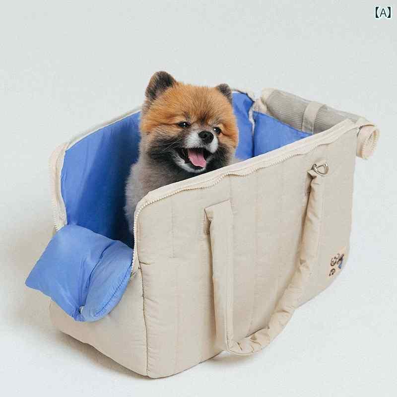 犬用　トートバッグ　バッグ COCOBA 小型 ペット用 ワンショルダー クロス ボディ ハンドバッグ 犬用 お出かけ バック パック 外出用 ポータブル バッグ 通気性 テディ｜サポートシェアグローバル