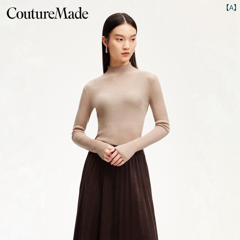 レディース ハイネック タートルネック Vero Moda セーター 24 ハイネック スリム ショルダー レイヤリング シャツ 暖かい 324413018｜サポートシェアグローバル