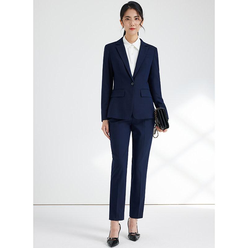スーツセット レディース セットアップ テーラードジャケット パンツスーツ 2点セット ビジネスウェア 事務服 通勤着 オフィスウェア 面接 リクルート 仕事着 就活生 大学生 社会人 高級感 上品 大人かわいい 清楚系 シルエット きれいめ フォーマル｜サポートシェアグローバル