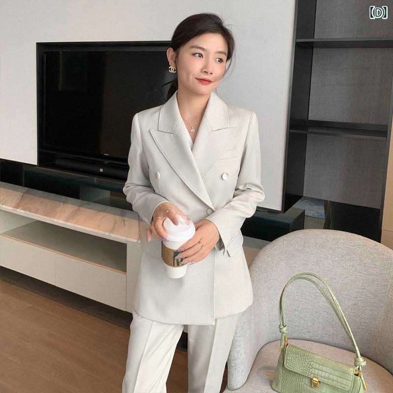 シンプル 女性 スーツ YSJX 秋冬 ビジネス ハイエンド スーツ レディース フォーマル ジャケット お姫様 スタイル プロ