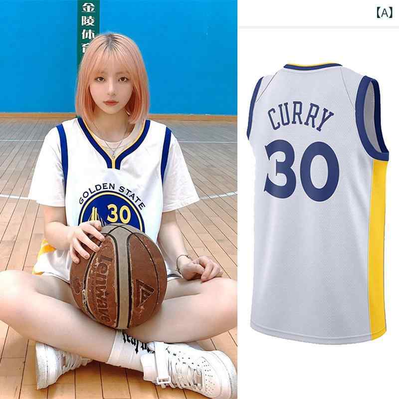 バスケットボール ウェア メンズ No 30 カリー ジャージ スーツ 夏用 ゆったり スポーツ Tシャツ ゴールデン ステート ウォリアーズ ベスト メンズ トレーニング バスケットボール ユニフォーム レディース