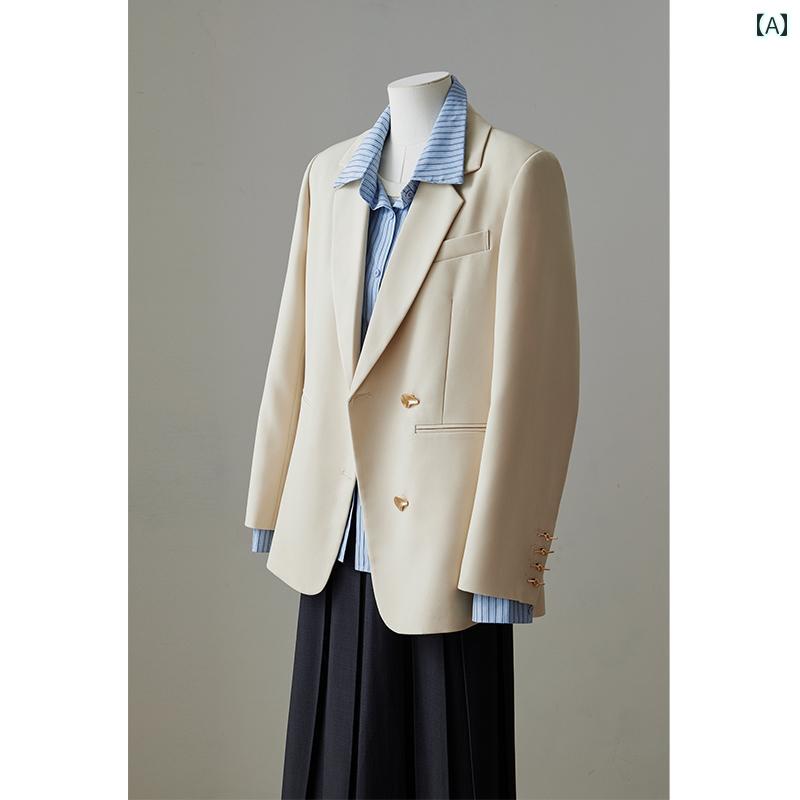春秋 スーツ ジャケット カジュアル Charlene MBCHFIVE スーツ ジャケット レディース 2024 秋冬 春秋 ファッション 8058