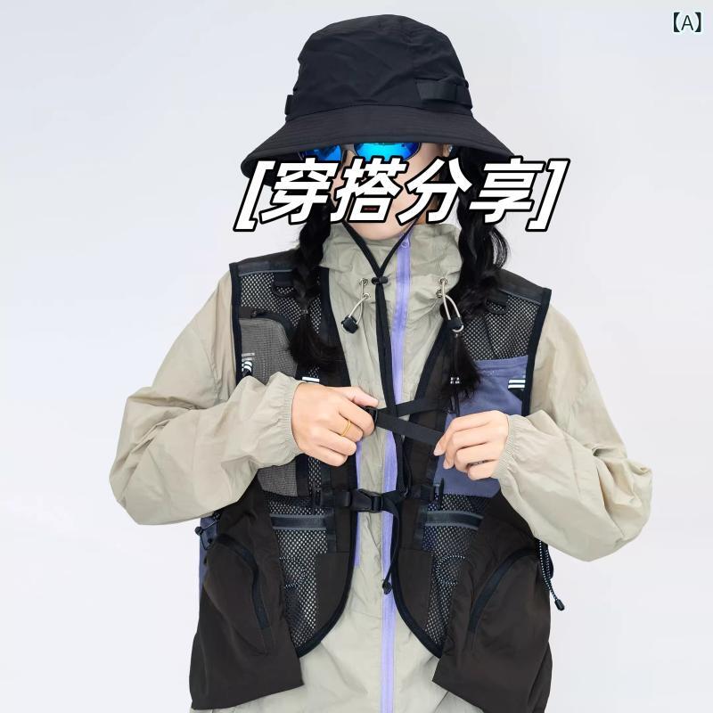 フィッシング ベスト 釣り アメリカン アウトドア マルチ ポケット ベスト 男女兼用 釣り 登山 写真 撮影 多機能 カジュアル 通気性の ある 作業着