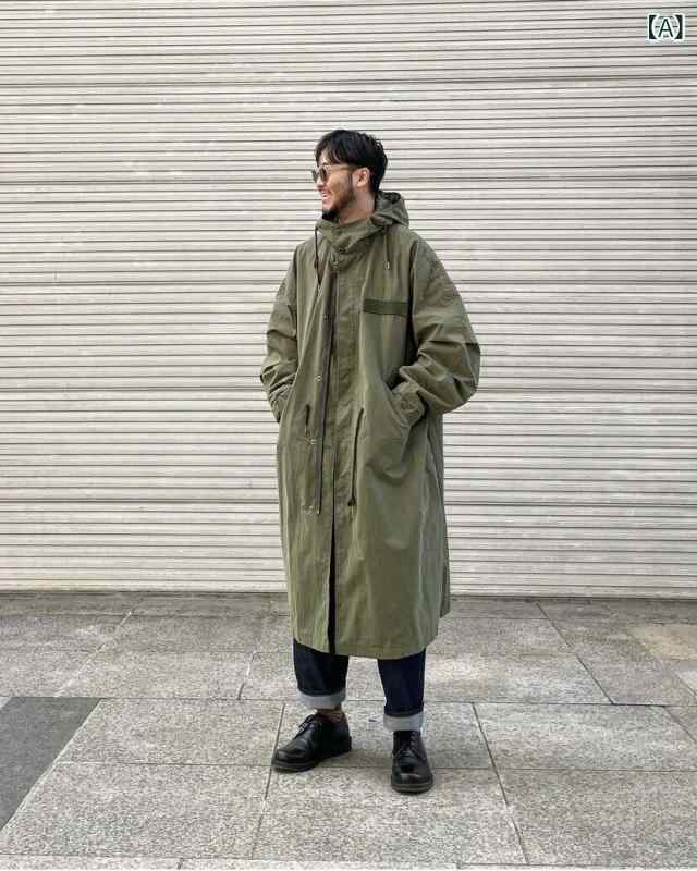 レザー ジャケット 革 メンズ バナナ ブルー 秋冬 レトロ ミリタリー アメリカン m 51 ミドル 丈 ジャケット 韓国 ゆったり ウィンドブレーカー カジュアル コート 男女兼用