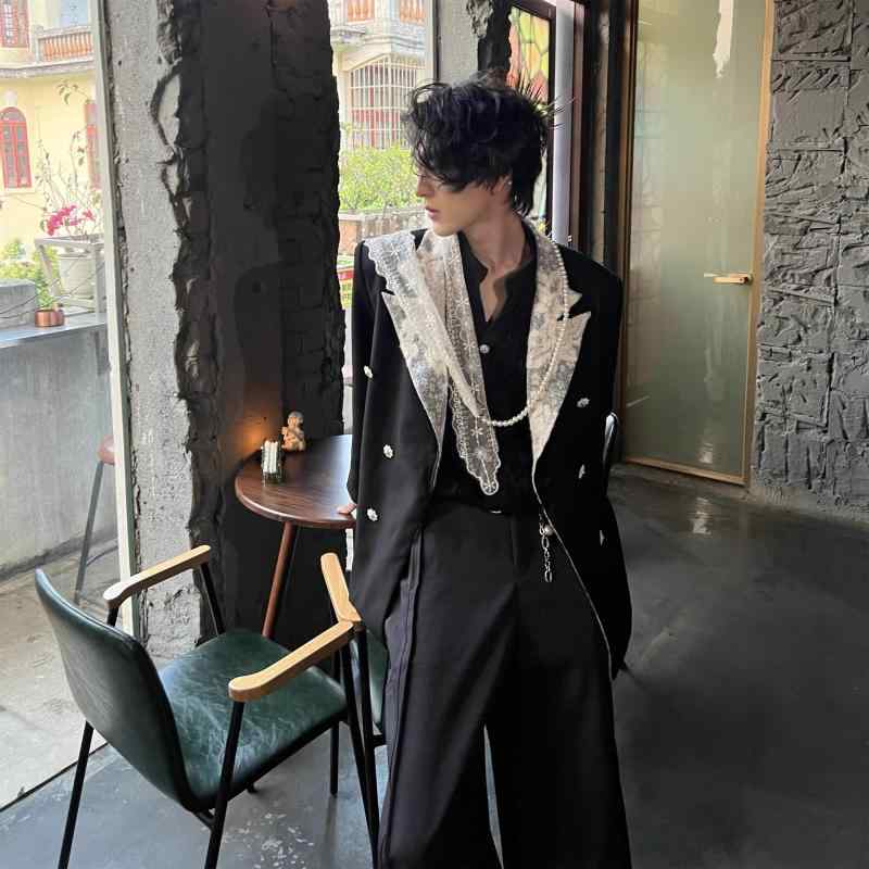レザー ジャケット 革 メンズ YUCGERX【 初雪】 メンズ パッチワーク 軽量 ラグジュアリー 秋冬 ファッション ハイエンド スーツ ジャケット 20,733円
