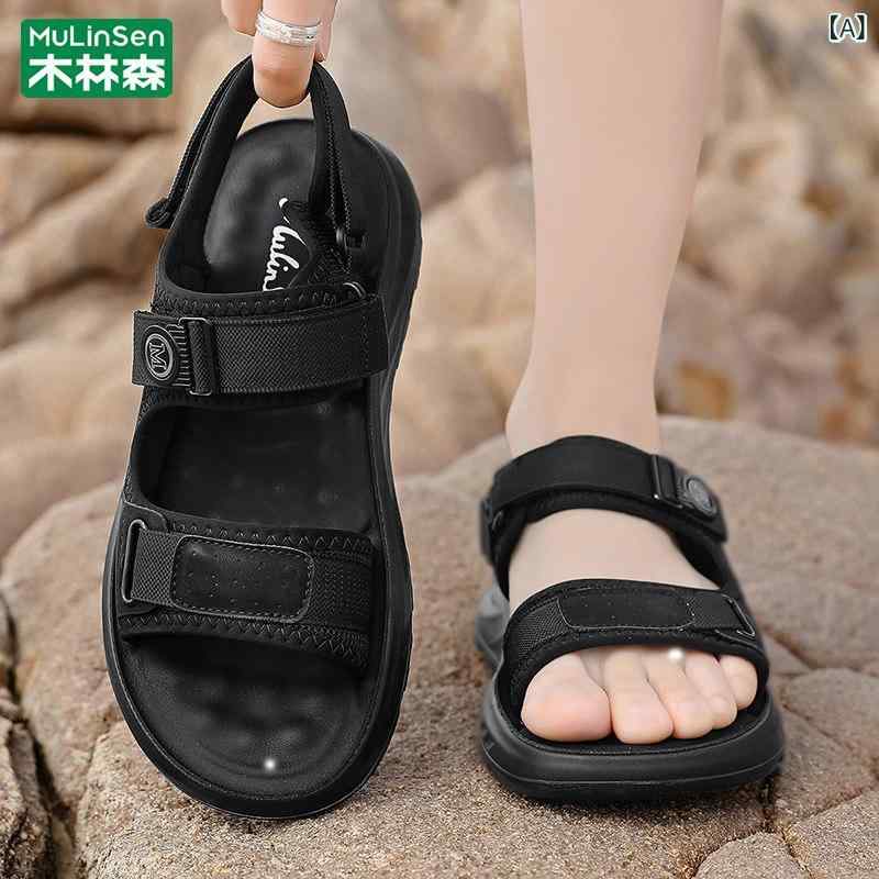 スポーツサンダル メンズ Mulen サンダル メンズ 夏 アウトドア 滑り止め スポーツ 厚底 ビーチ シューズ ウェーディング