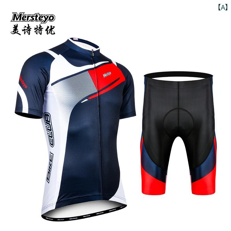 スポーツ　パンツ　フィットネス 夏用 サイクリングウェア 半袖 メンズ マウンテンバイク ショーツ スーツ ロード バイク サイクリング パンツ 自転車 用品