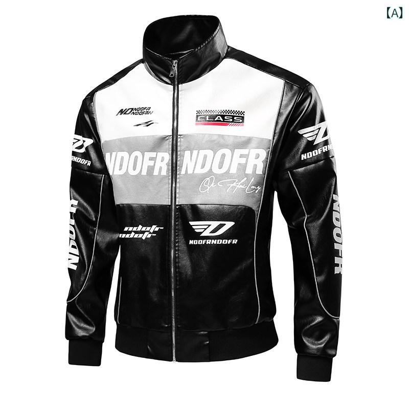 メンズ ライダース 今季 ライダージャケット 2025秋冬 メンズ カラー ブロック PU レザージャケット バイク スタイル クールで スタイリッシュ なと アメリカ ストリート ファッション アウターウェア