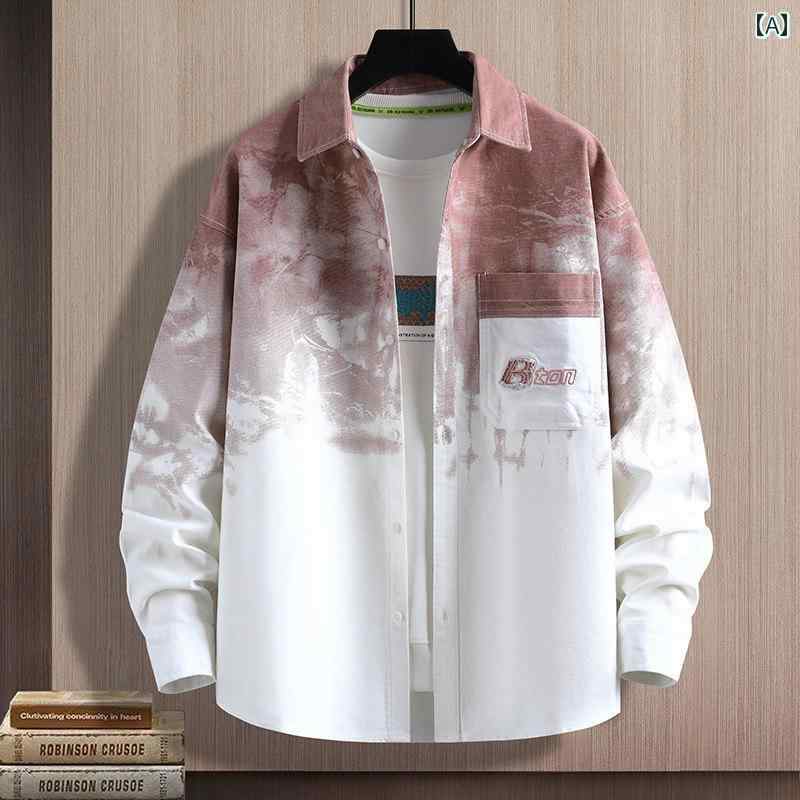 Gジャン デニムシャツ 春秋 おしゃれ 2025年 メンズ 春秋 デニムジャケット 綿 長袖 シャツ ジャケット カジュアル