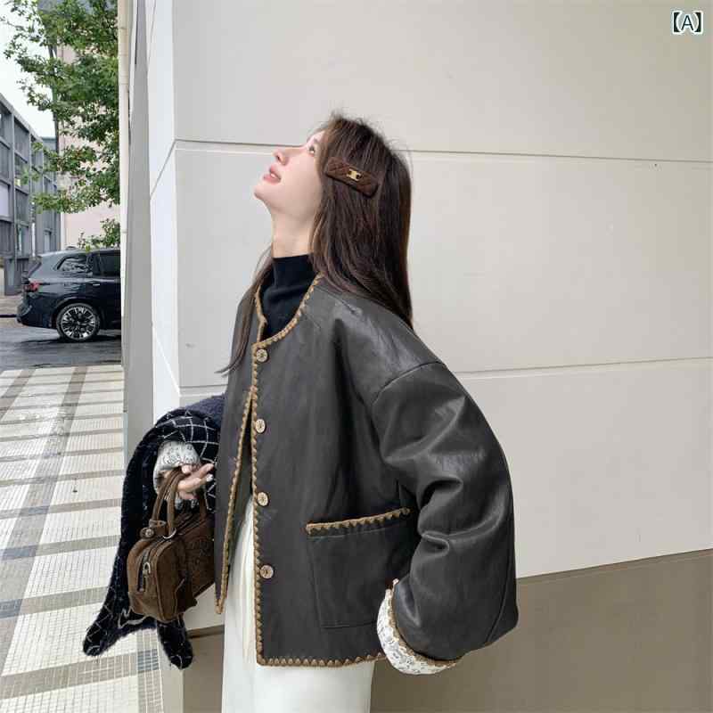 レディース ライダース 今季 美影ぼうし 皮ジャン 否色つや 成人女性用 2025冬 表現スタイル 対照の ある 花柄 刈り込みの ホワイトダックダウン なめし革落ち込む 上衣 / 厚地の外套 冷やりとしたで 今めかしいな 原動機 循環過程御召しもの。