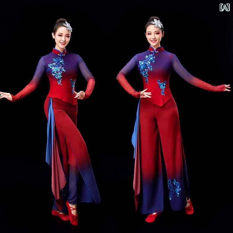 踊り服 お上さん  中国 レトロ 吸い付ける的 監督御召しもの 団扇舞 書き割り ゆったり 口さかしい 言い慣わし 上演 美術 流れる影ぼうし 日常使い走り