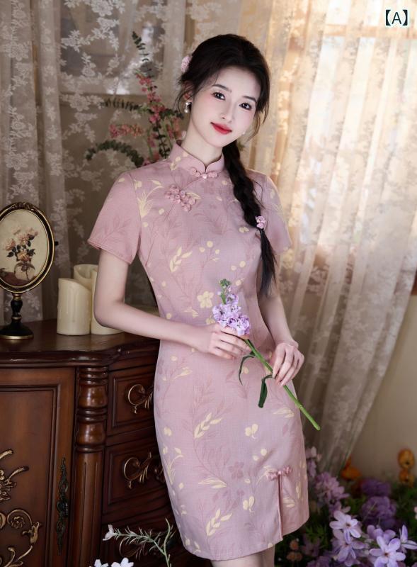 瀬戸もの御召しもの レディース 夏用 型 衣裳 レトロ 中華 国 雅びやか デイリー 普段使い走り 分かりやすい 今めかしい 雅びやか 口さかしい