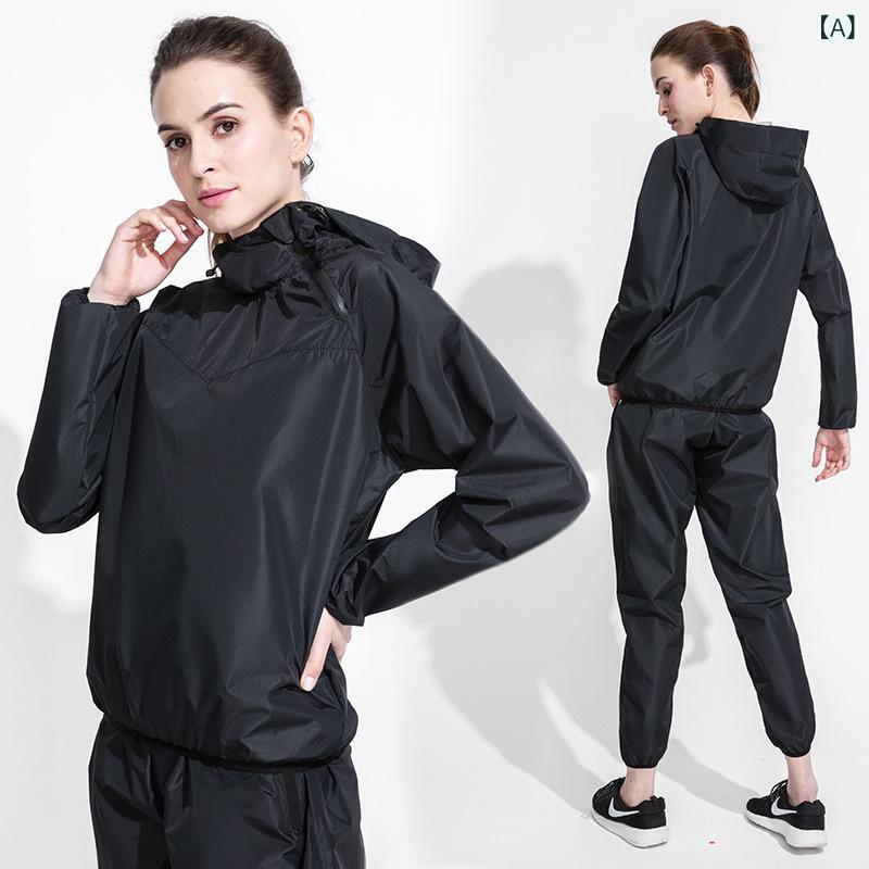 発汗 トレーニングウェア 男女兼用 上下セット トップス パンツ ランニング ダイエット フィットネス ジムウェア 大きいサイズ 吸湿速乾 軽量 伸縮性 室内外 日常使い