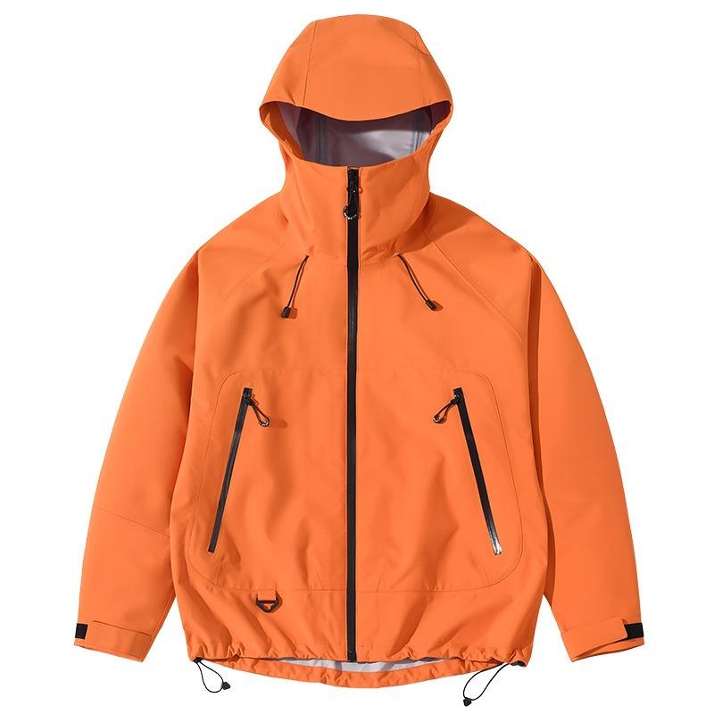 登山ジャケット 男女兼用 防防水 ハードシェル アウトドアウェア 春秋用 トレッキングコート 軽量 伸縮性 吸湿速乾 ユニセックス アウター