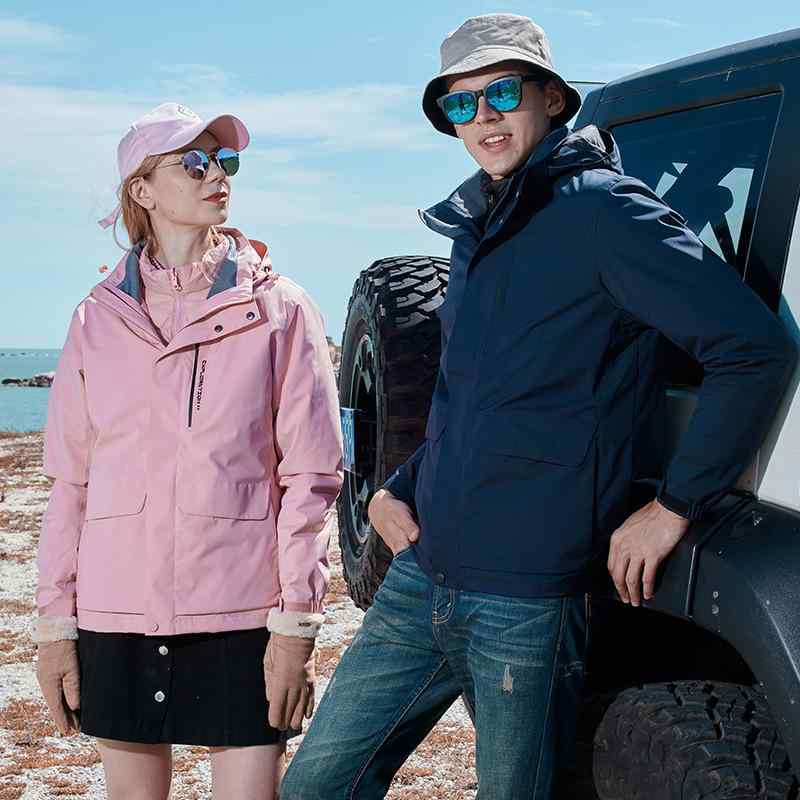 登山ジャケット メンズ レディース 秋冬 取り外し可能 ダウン内胆 保温 防 防水 アウトドア ハイキング トレッキング|サポートシェアグローバル