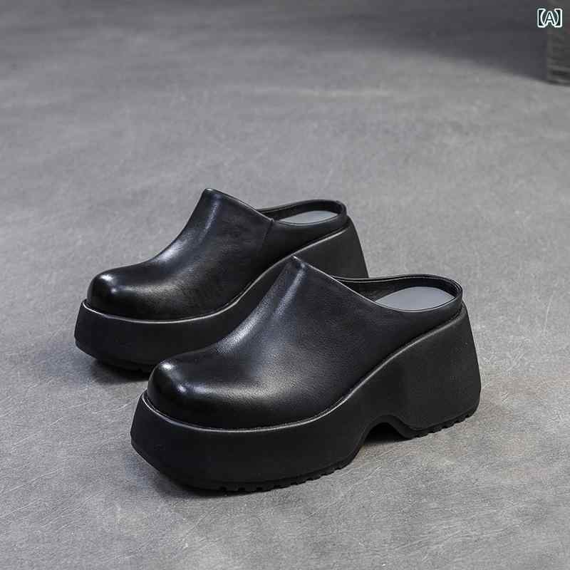 レディース 厚底サンダル つま先取りまかなう 外履き レトロ 身の丈繰り上げる 分かりやすい 単色 春夏 普段使い走り たわい無い 歩き分かりやすい