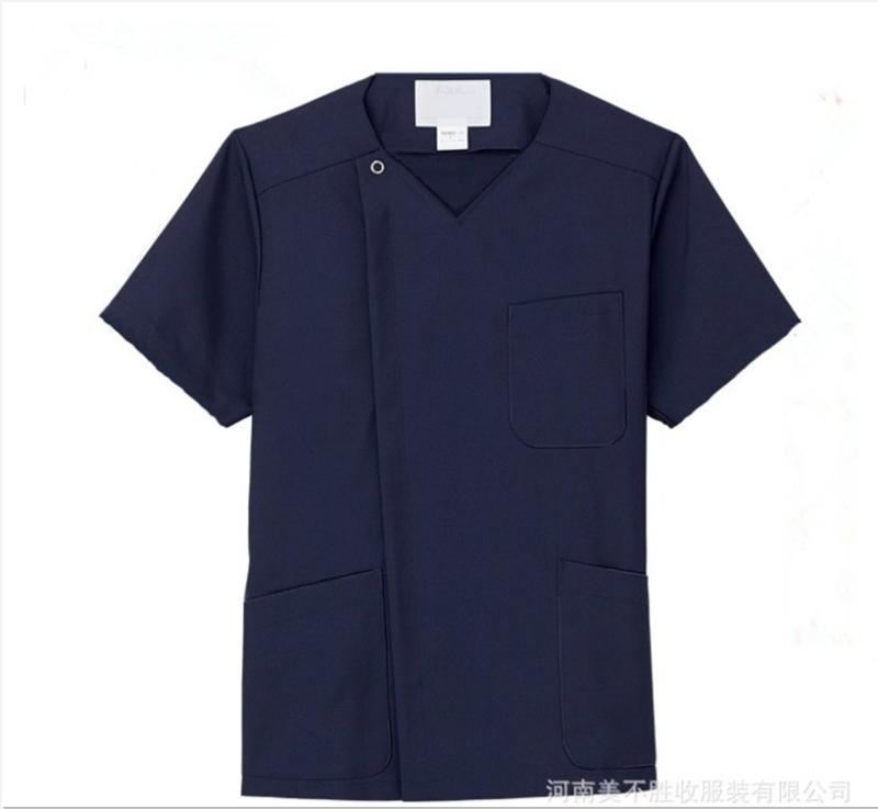 看護師服 御医者さん服 男女兼用 診療制服 分体書き割り 長袖 短袖 化粧着 距てる衣 ホスピタル用 見立て用向き せっ生 好いたらしい 綿混素材