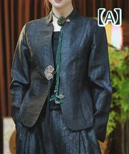 長袖 ジャケット 純絹 素材 高級感 カジュアル ファッション トップス 滑らか 肌触り 軽量 日常使い 女性向け アウター スタイリッシュ シルエット|サポートシェアグローバル