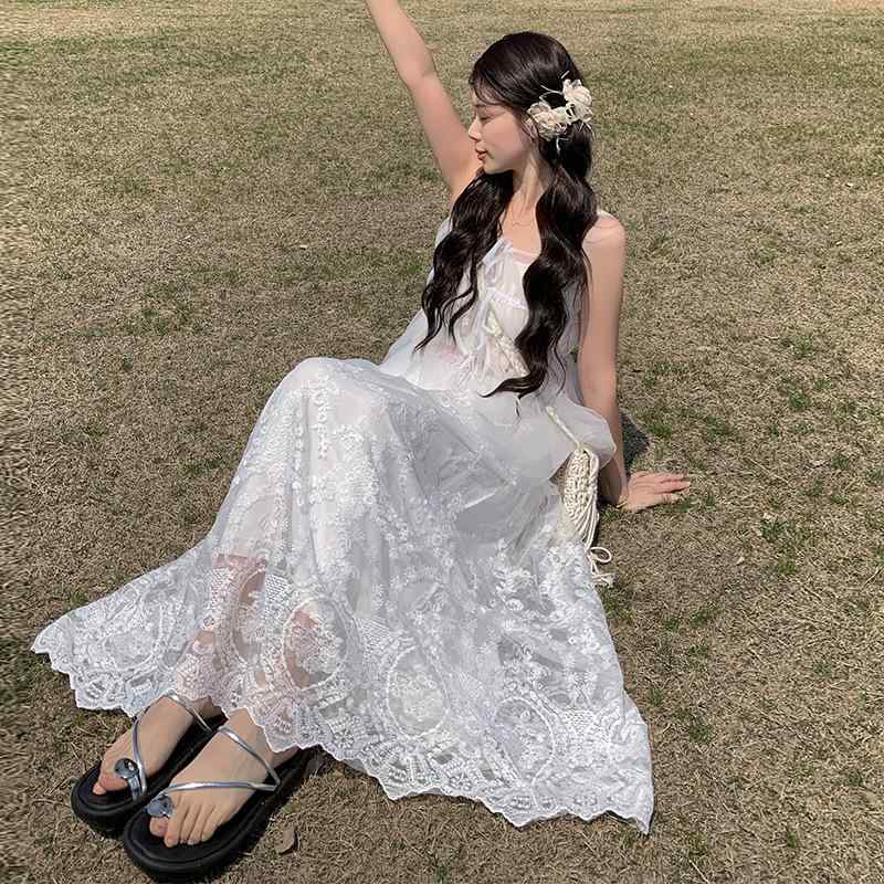 夏用 レディース スカート 白 ミディ丈 チュール ケーキスカート アシンメトリー 裾 フレア デザイン ガーリー 普段使い 軽やか フェミニン スタイル