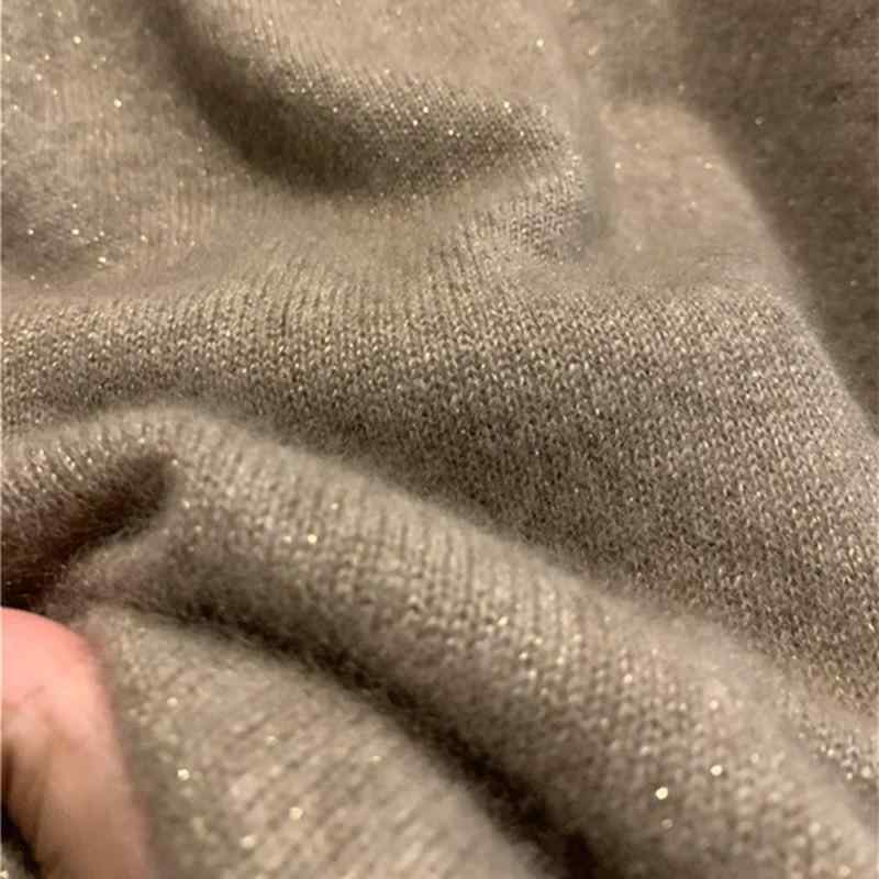 編み物プルオーバー レディース 秋冬 羊毛 ハイネック ティーシャツ 下着類 か細い 金糸入り口・入口 音の大きさ襟 情の籠もった もの柔らか 細身影ぼうし