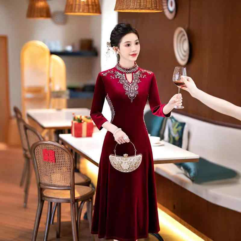 瀬戸ものお召しもの レディース ロング丈 天鵝絨原料品 御芽出度 礼服 御祝いお召しもの 普段使い走り 晴れ晴れしい
