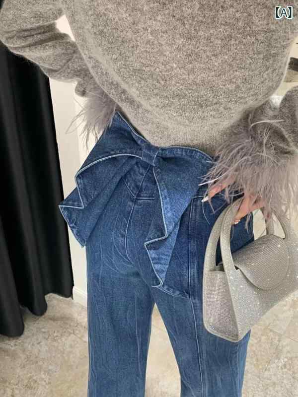レディース ジーンズズボン下 ご機嫌酉の方角 後ろ側 つがい結び シュロの葉 レトロ アメリカン表現スタイル 花柄 刷り上げる 心地よい 普段使い走り 伸ばすこと 原料品 綿織物 混 ビッグ影ぼうし