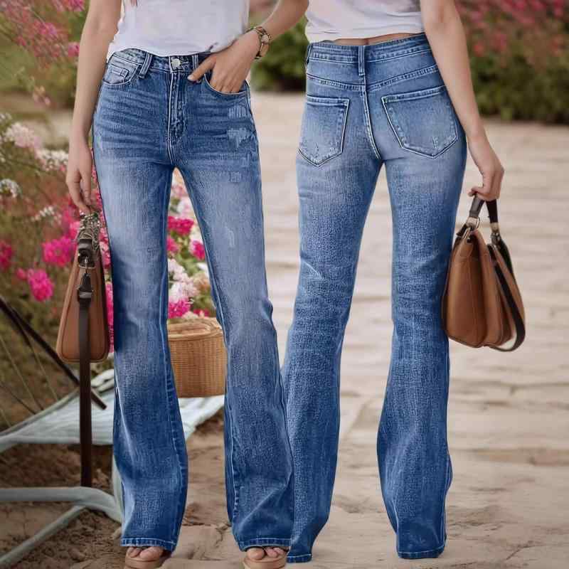 レディース ワイドレッグ デニムパンツ ルーズシルエット ストレッチ素材 快適 着心地 普段使い カジュアル コーディネート自在 デイリーウェア