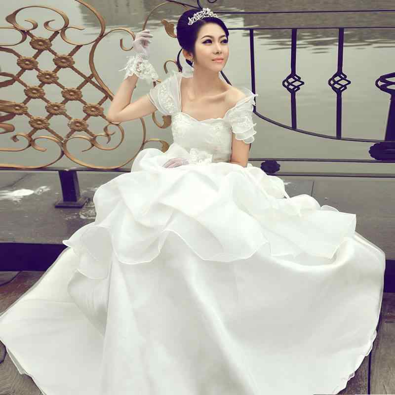 ウェディングドレス レディース オフショルダー ストラップレス 高級感 ビッグサイズ エレガント 結婚式用 フォーマル フルフィギュア ラグジュアリー シンプルデザイン