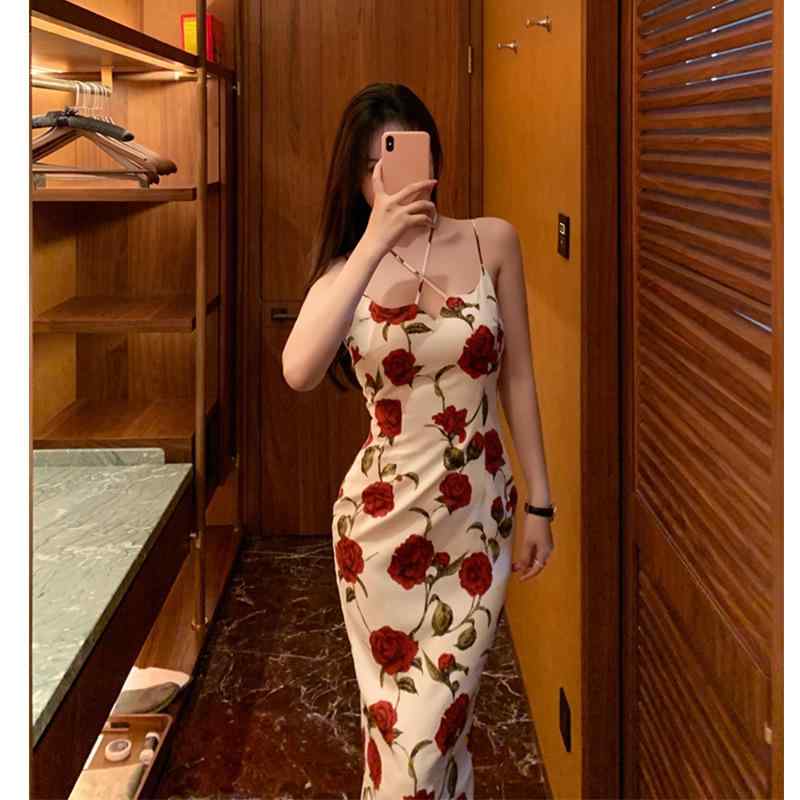 レディース 夏用 衣装 御機嫌酉の方角 御居処さあ美 ロング 同盟罷工さあ美 御花刷り上げる フレンチ レトロ サクラ色柄 か細い生産ライン 軽さ 伸縮性