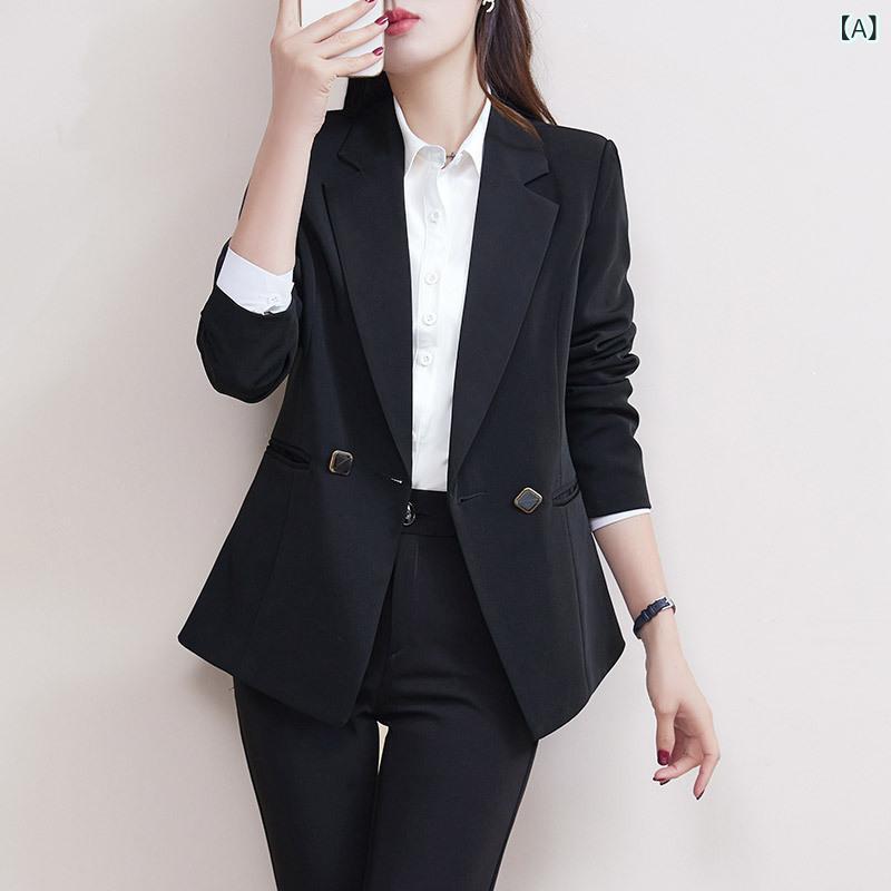 レディース 商行為背広 仕掛ける 成人女性用 御役目服 御役目着 大きめ 大きさ 大きめ ゆったり影ぼうし か細い成り行き 体型覆いかぶせる スポーツジャケット 上衣 通い用 普段使い