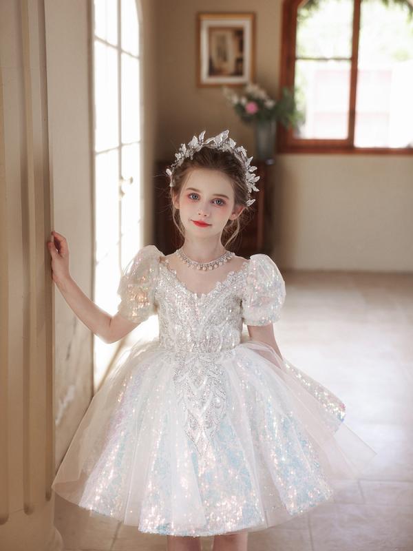 ワンピース キッズ 子供 ドレス 発表会 結婚式 子供服 女の子 パーティードレス ガールズ 高級感 上品 かわいい フォーマル 演奏会 ピアノ発表会 花童 記念日 七五三 コンクール 舞台衣装 レース チュール リボン フレア Aライン ふんわり ノー|サポートシェアグローバル
