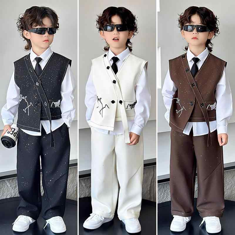 スーツ 子供 男の子 キッズ セットアップ 結婚式 発表会 衣装 フォーマル 礼服 披露宴 入学式 卒業式 七五三 お呼ばれ 演奏会 パーティー 冠婚葬祭 長袖 ジャケット パンツ 2点セット 上下セット 春秋物 かっこいい おしゃれ 高級感 シンプル |サポートシェアグローバル
