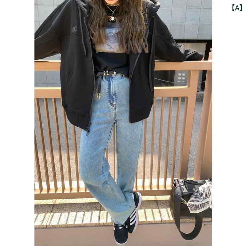 レディース デニムパンツ ハイウエスト スリムフィット 脚長効果 小柄対応 ロング丈 フルレングス 普段使い ストレッチ素材 デニムボトムス ジーンズ 女性用 細身シルエット コーデ万能 伸縮性 快適フィット