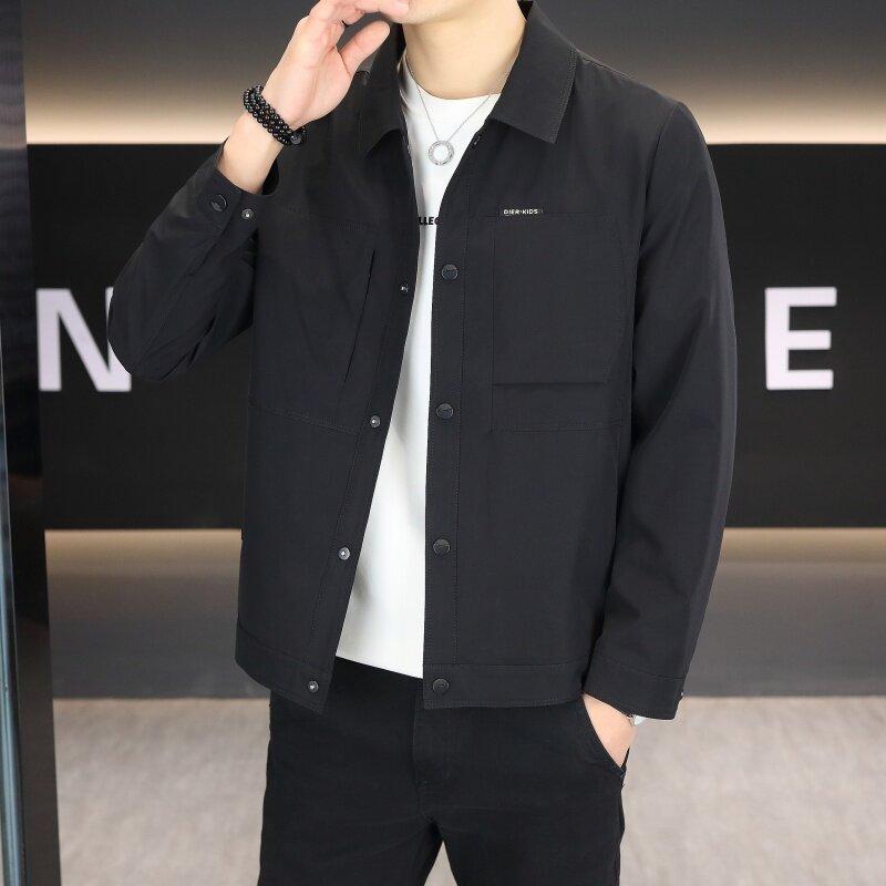 ジャケット メンズ 中年向け 40代 50代 春 カジュアル ビジネス 通勤 普段着 オフィス レジャー アウター 軽量 伸縮性 高級感 スタイリッシュ |サポートシェアグローバル