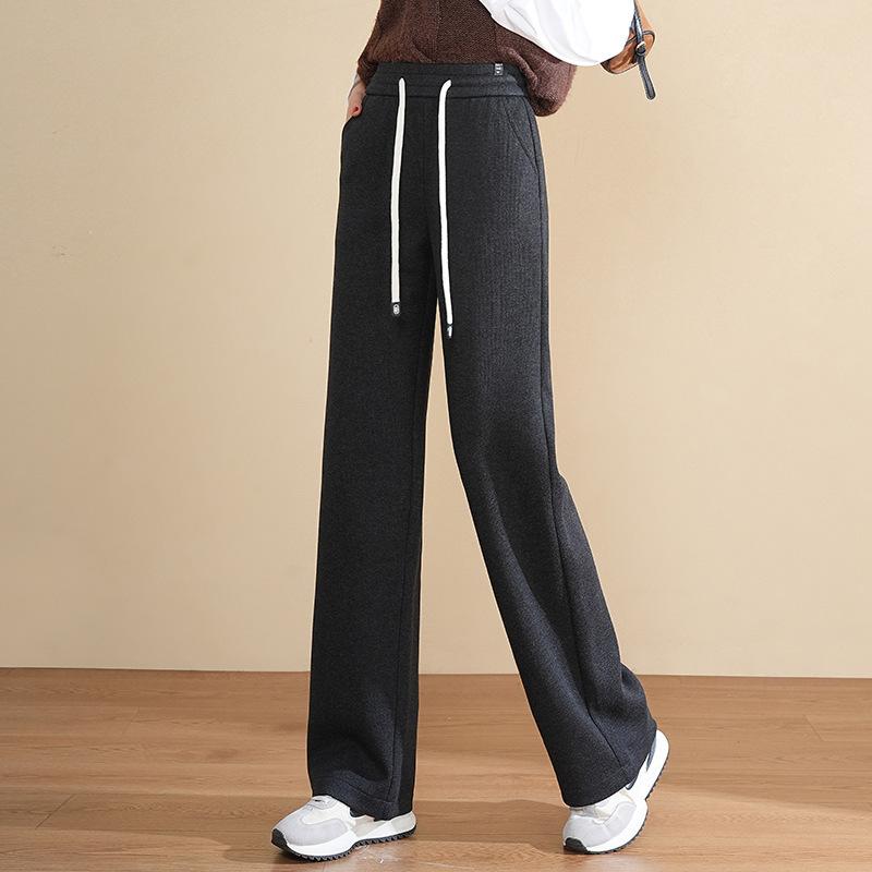 レディース 秋冬 ワイドレッグパンツ 御機嫌酉の方角 コール天 引っ切り無い ロングズボン下 カシミヤ調 生あたたかい裏地 か細い成り行き 表現スタイル引きあげる 防寒 好いたらしい 伸ばすこと 通い 普段使い