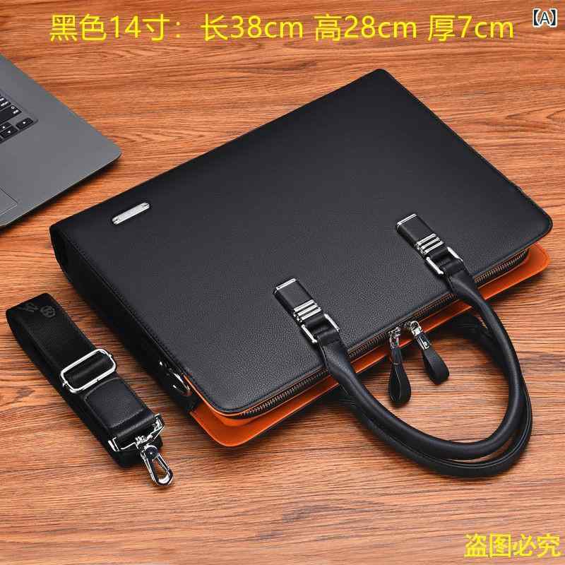 メンズ ビジネスバッグ 革 ブリーフケース 片肩 斜めがけ 手提げ カジュアル ノートPC対応 通勤用 普段使い 軽量 牛革 高級感 ショルダーバッグ メッセンジャーバッグ|サポートシェアグローバル