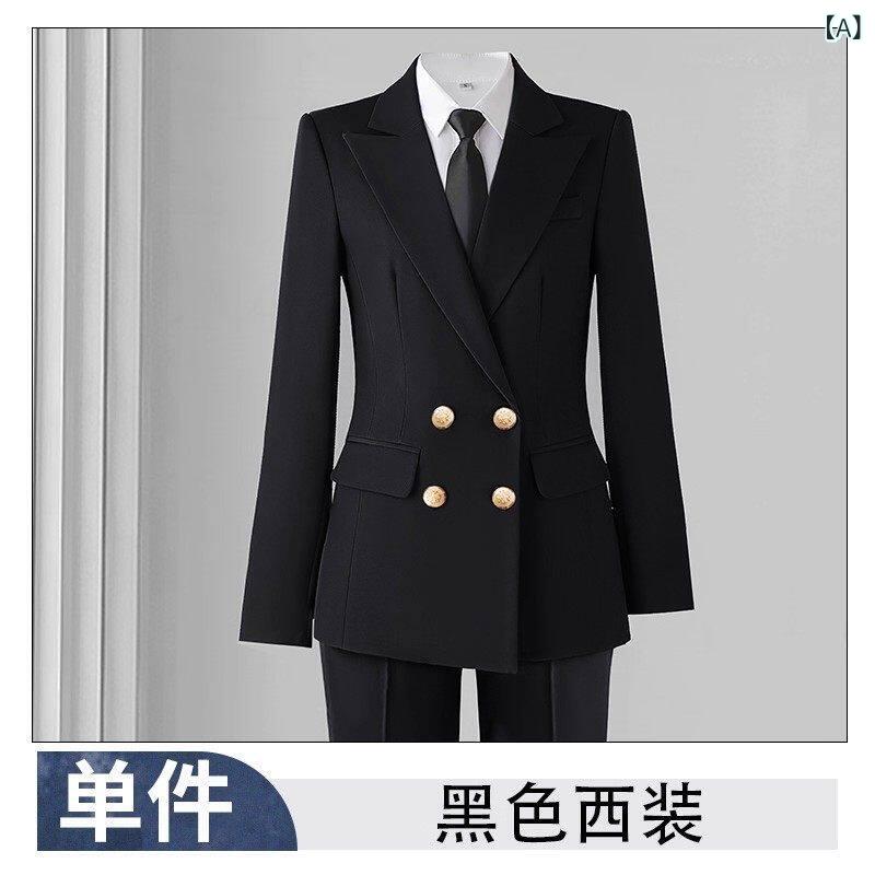 レディース 黒いこと 背広 仕掛ける 春用 公職 篩いに掛ける 燕尾服 技能 通い 執務室 フォーマル 上衣 スコート 今めかしい テーラード