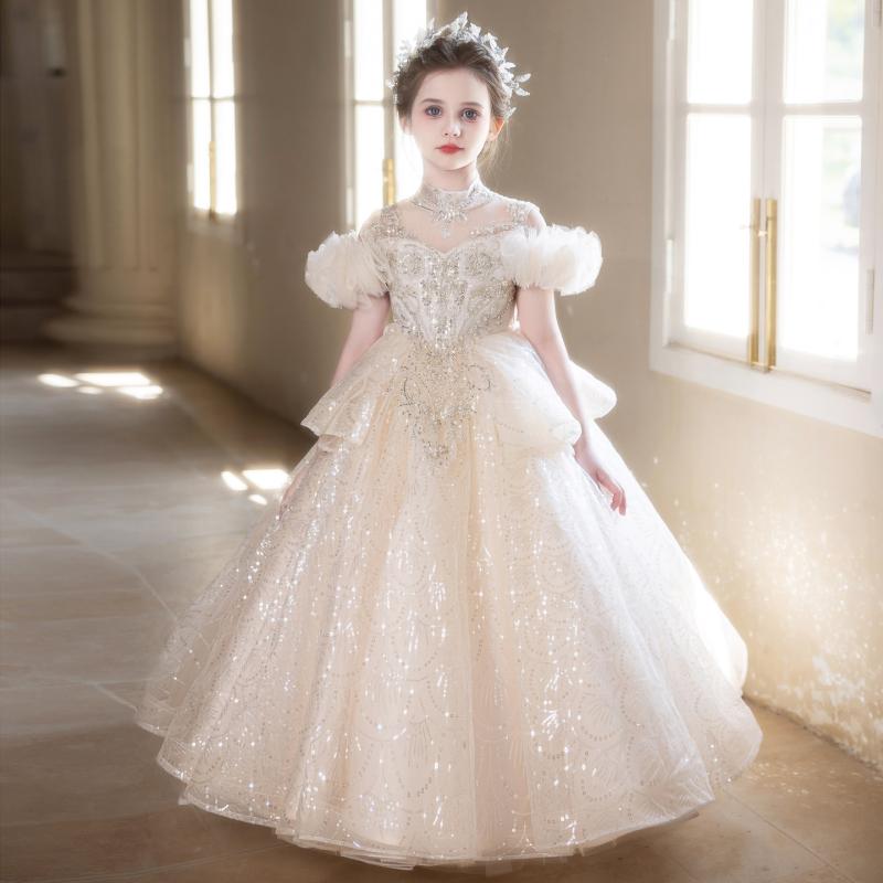 ワンピース 女の子 子供服 キッズ フォーマルドレス 高級感 発表会 誕生日 パーティー 結婚式 花童 演奏会 七五三 ピアノ発表会 プリンセス ドレス お姫様スタイル フレアシルエット レース素材 チュール素材 ふんわり デザイン かわいい おしゃれ |サポートシェアグローバル