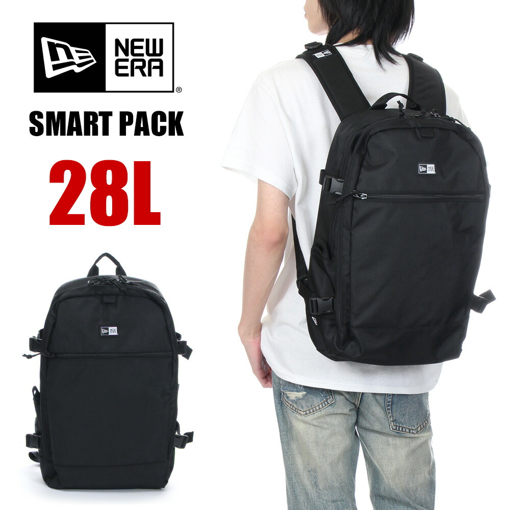 ニューエラ リュック 28L メンズ レディース キッズ NEW ERA スマートパック バッグ リュックサック バックパック バック A4 PC収納 薄型 ビジネス 通学 通勤 旅行 大容量 おしゃれ カジュアル ブランド NEWERA Smart Pack USA 黒 迷彩 紺 ブラック カモ 14521308