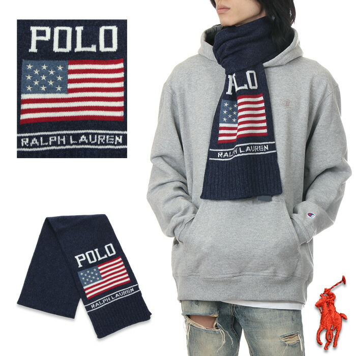 Ralph Lauren アメリカ国旗 マフラー 楽天市場】POLO Ralph Lauren 