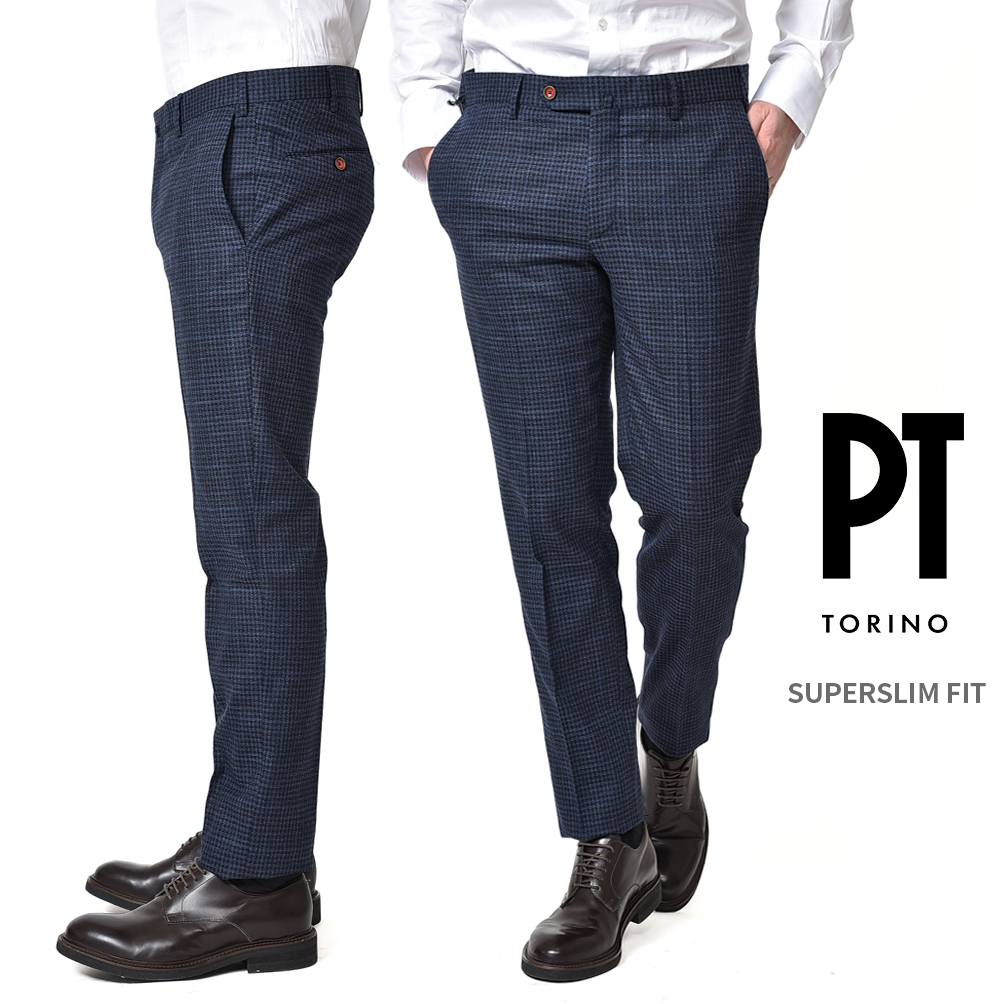 SALE／77%OFF】 ピーティートリノ PT TORINO SUPERSLIM FIT スラックス