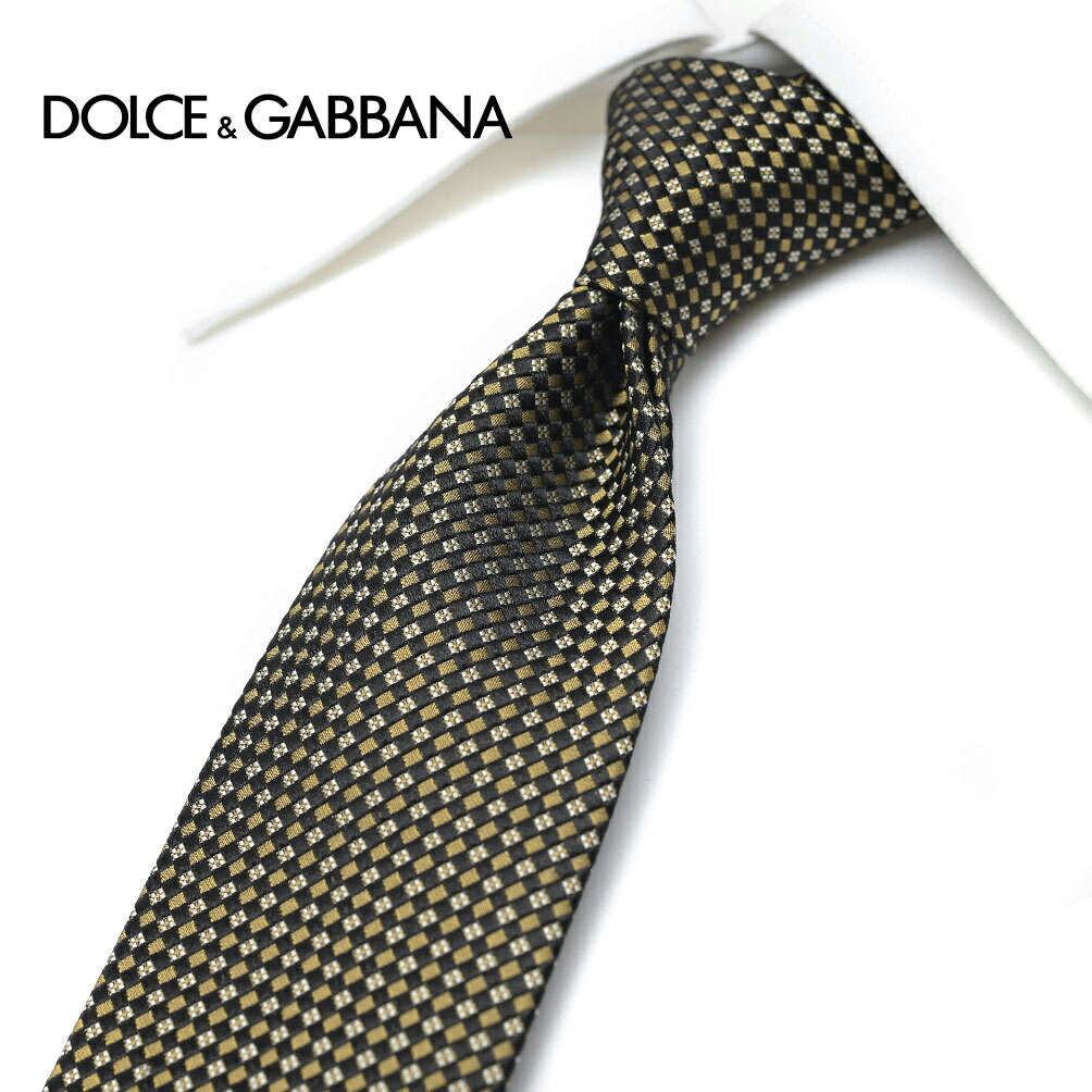DOLCE & GABBANA シルク100% 花柄ネクタイ(ナロータイ) / メンズ