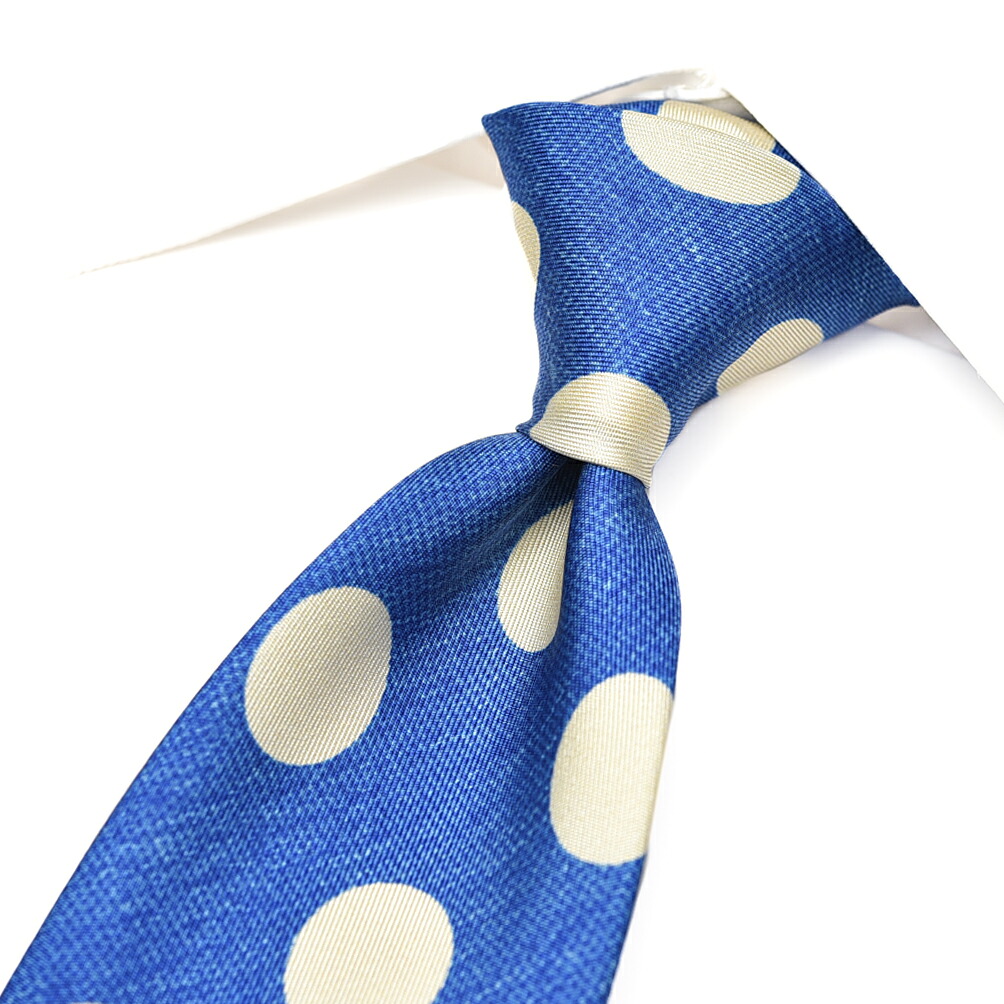 【SALE】【半額以下】【P10倍】 バルバ BARBA ネクタイ セッテピエゲ メンズ シルク 100% ドット ブルー イタリア ブランド HAND MADE IN ITALY ビジネス ギフト プレゼント ラッピング無料