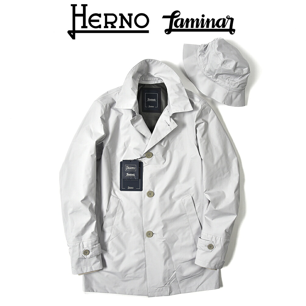 【楽天市場】ヘルノ HERNO Laminar ラミナー 2レイヤー ステンカラー レインコート 春夏 メンズ GORE-TEX ゴアテックス ...