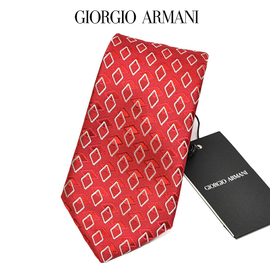 【新品未使用】ジョルジオアルマーニ イタリア製 限定品ネクタイ レッド 楽天市場】ジョルジオ アルマーニ GIORGIO ARMANI ネクタイ オール
