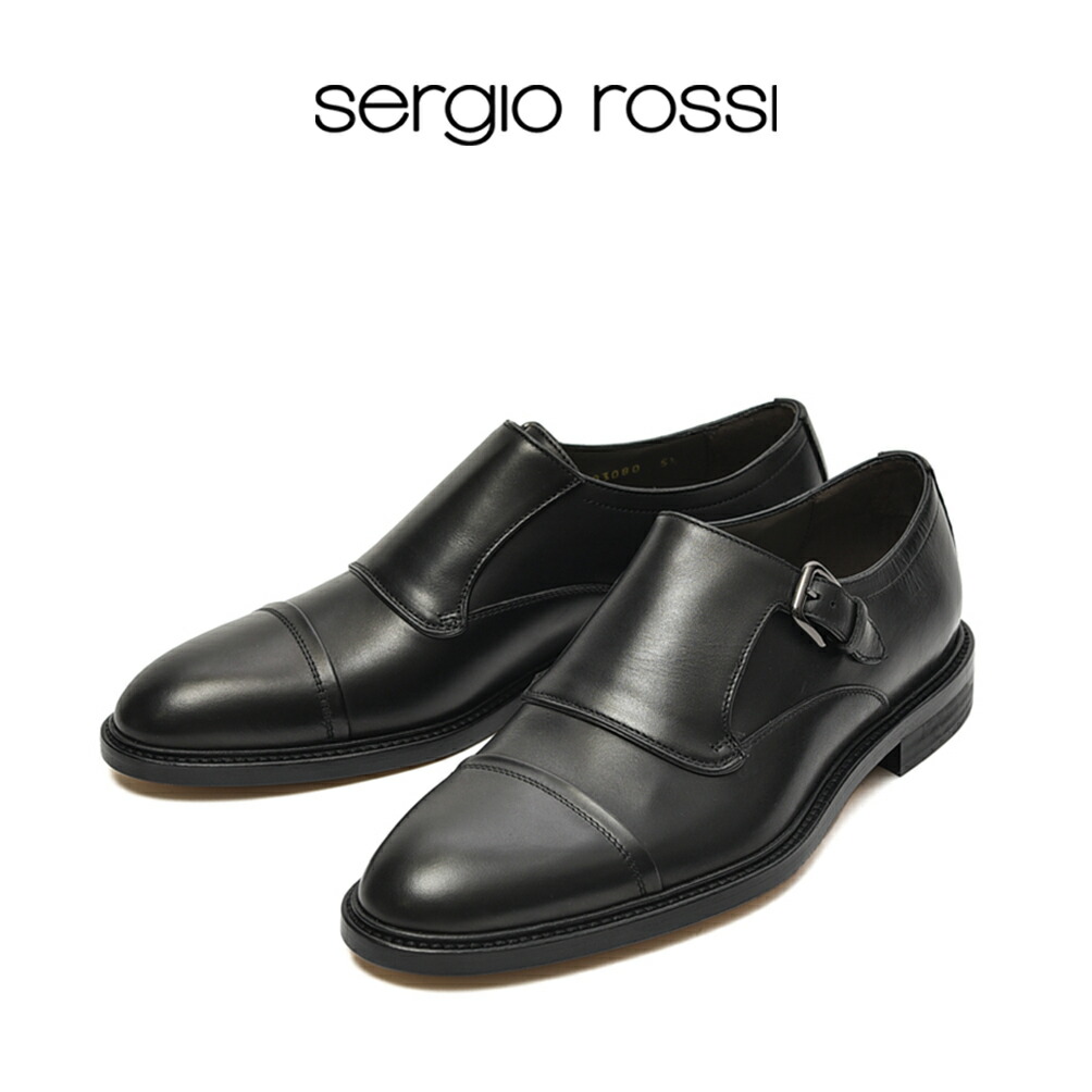 sergio rossi B04400MFI6251107225 関税送料込 上品☆Sergio Rossi☆セルジオロッシ sr Prince- Loafers Black