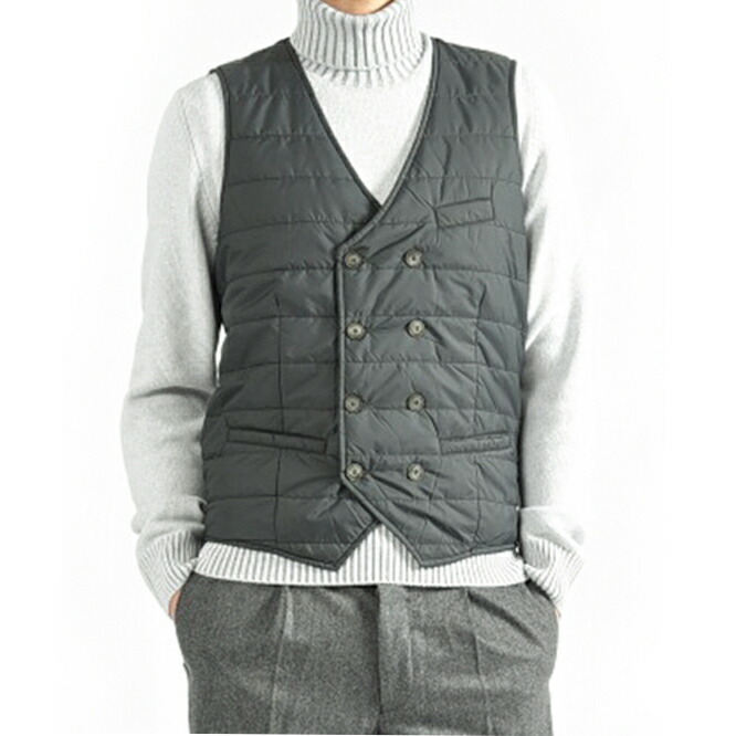 注目ブランド Gran Sasso グラン サッソ Rain Wool 中綿ベスト ジレ メンズ 秋冬 3シーズン ウール 無地 グレー Xs S M 2xl イタリア ブランド 無料長期保証 Www Toyotires Ca