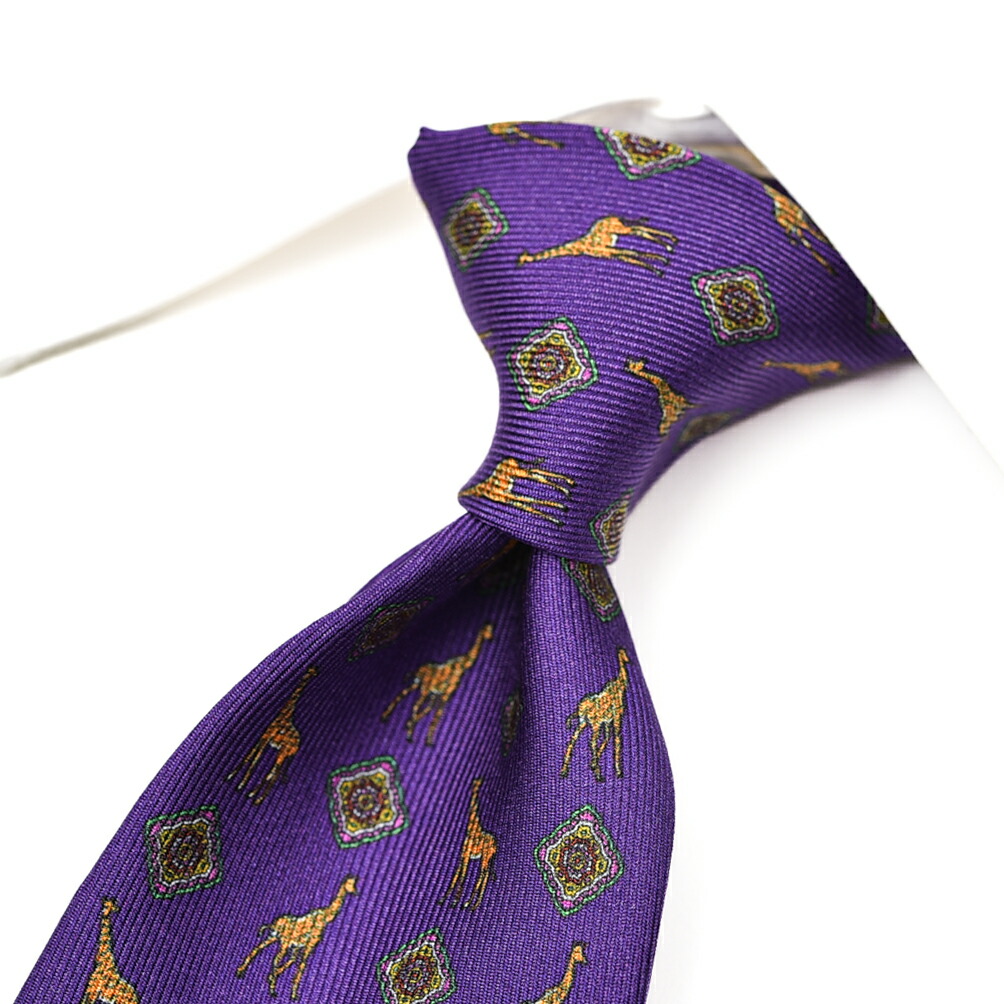 【極美品】ETRO／エトロ／切り替えタイ／ペイズリー／レジメンタル／パープル 極美品】ETRO／エトロ／切り替えタイ／ペイズリー／レジメンタル／パープル