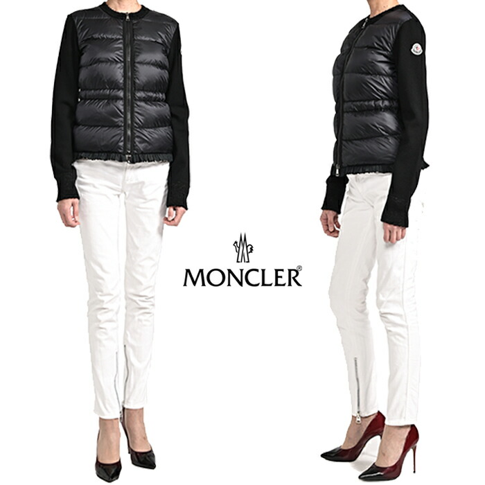 楽天市場】モンクレール MONCLER 異素材コンビ ダウンジャケット