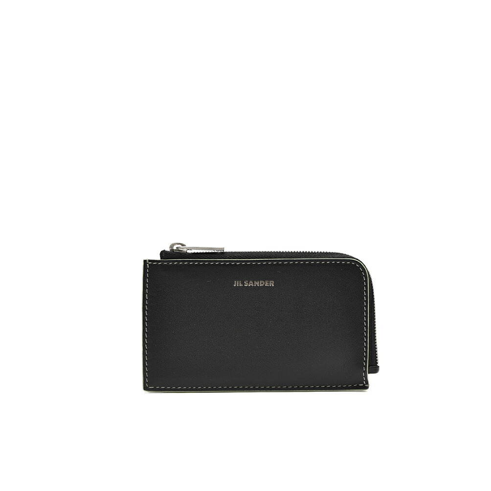 【P10倍】 ジルサンダー JIL SANDER 【2026年 春夏新作】 コインパース カードケース 財布 小銭入れ ウォレット メンズ レディース ユニセックス カーフレザー 100% ブラック イタリア ブランド MADE IN ITALY
